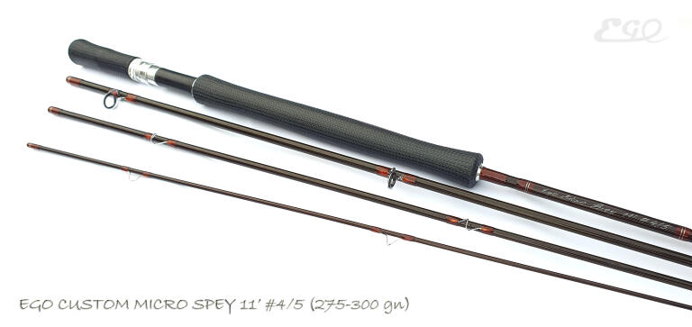 EGO MICRO SPEY CUSTOM 11' #3/4, 11' #4/5, 12' #5/6 (carbon/cork) (4)